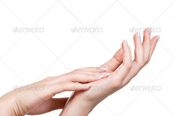 Beautiful Woman S Hands With Beautiful Nails Stock Photo By Valuavitaly